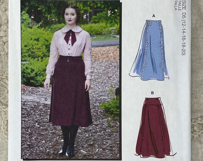 Mccall's 8071 Angela Clayton Edwardian Skirt Pattern Etsy