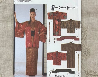 Simplicity 5839 - June Colburn Kimono, Haori and Obi Pattern