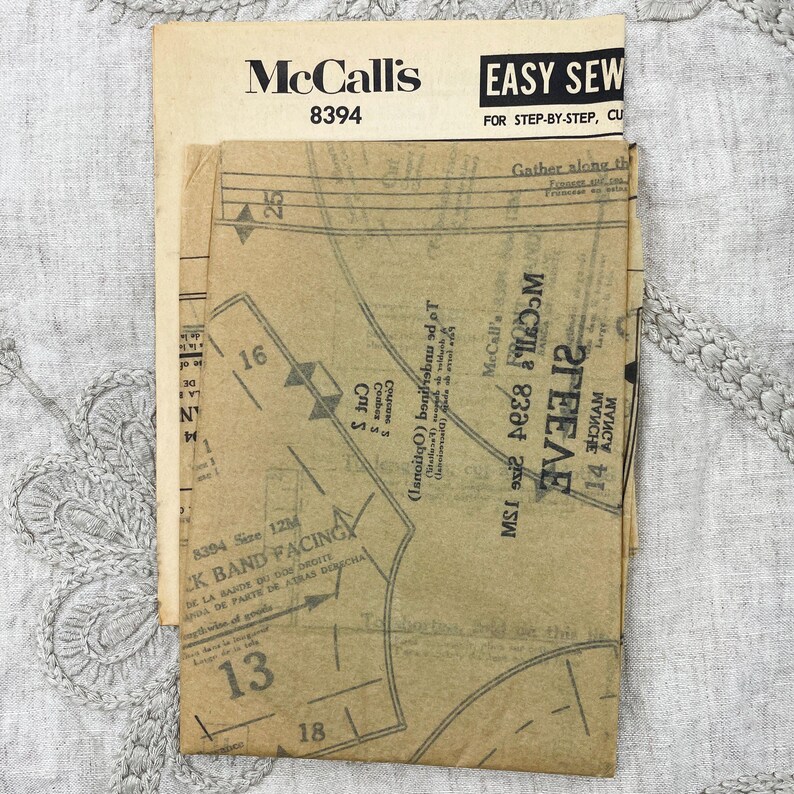 Mccall's 8394 - Larry Aldrich 1960s Banded Mod Dress Sewing Pattern ...