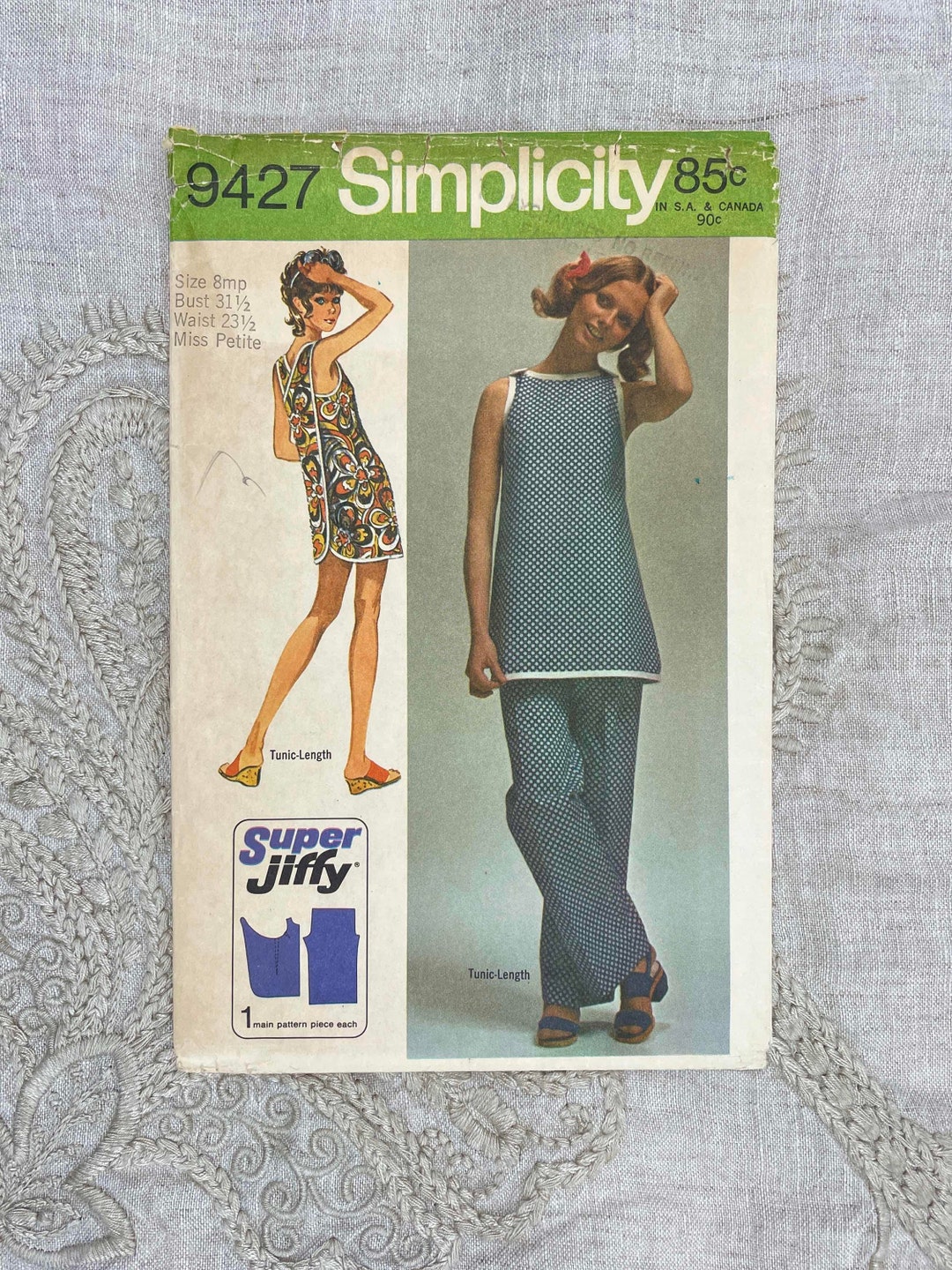 Simplicity 9427 70s Wraparound Beach Cover up or Tunic and Etsy