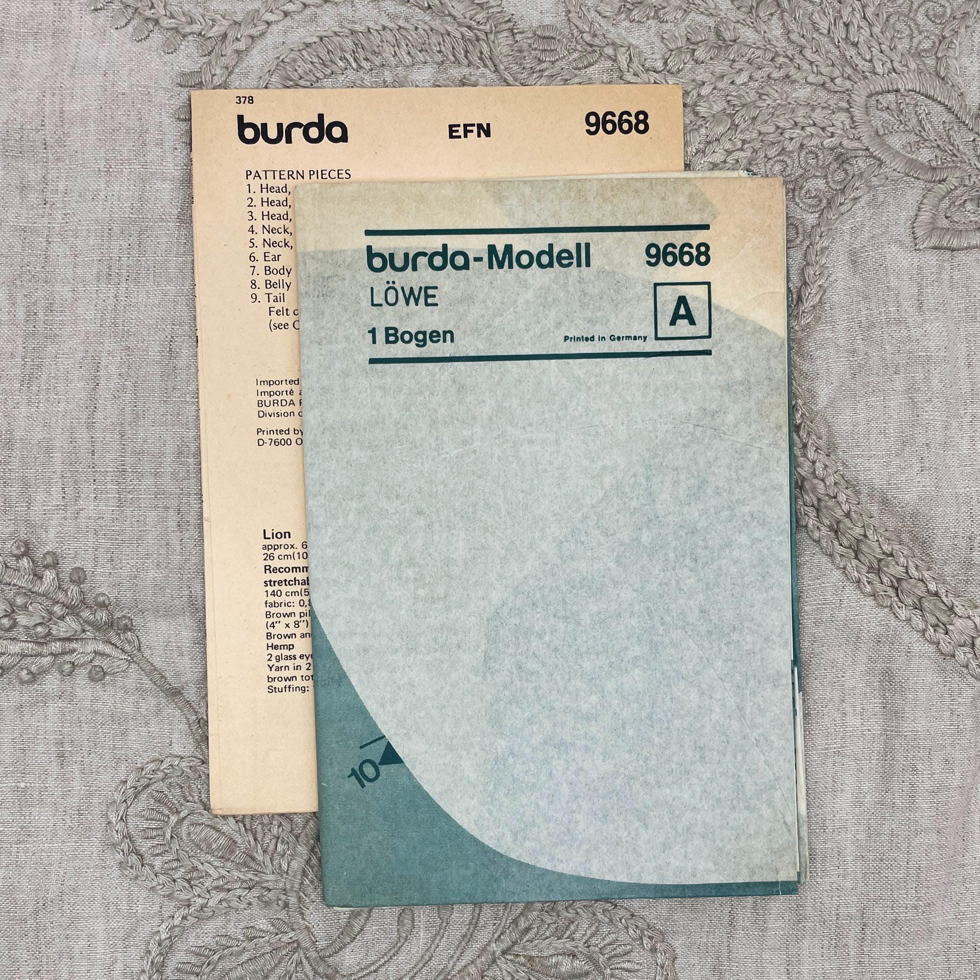 Patterns 9668 Burda 9668 - Vintage 26