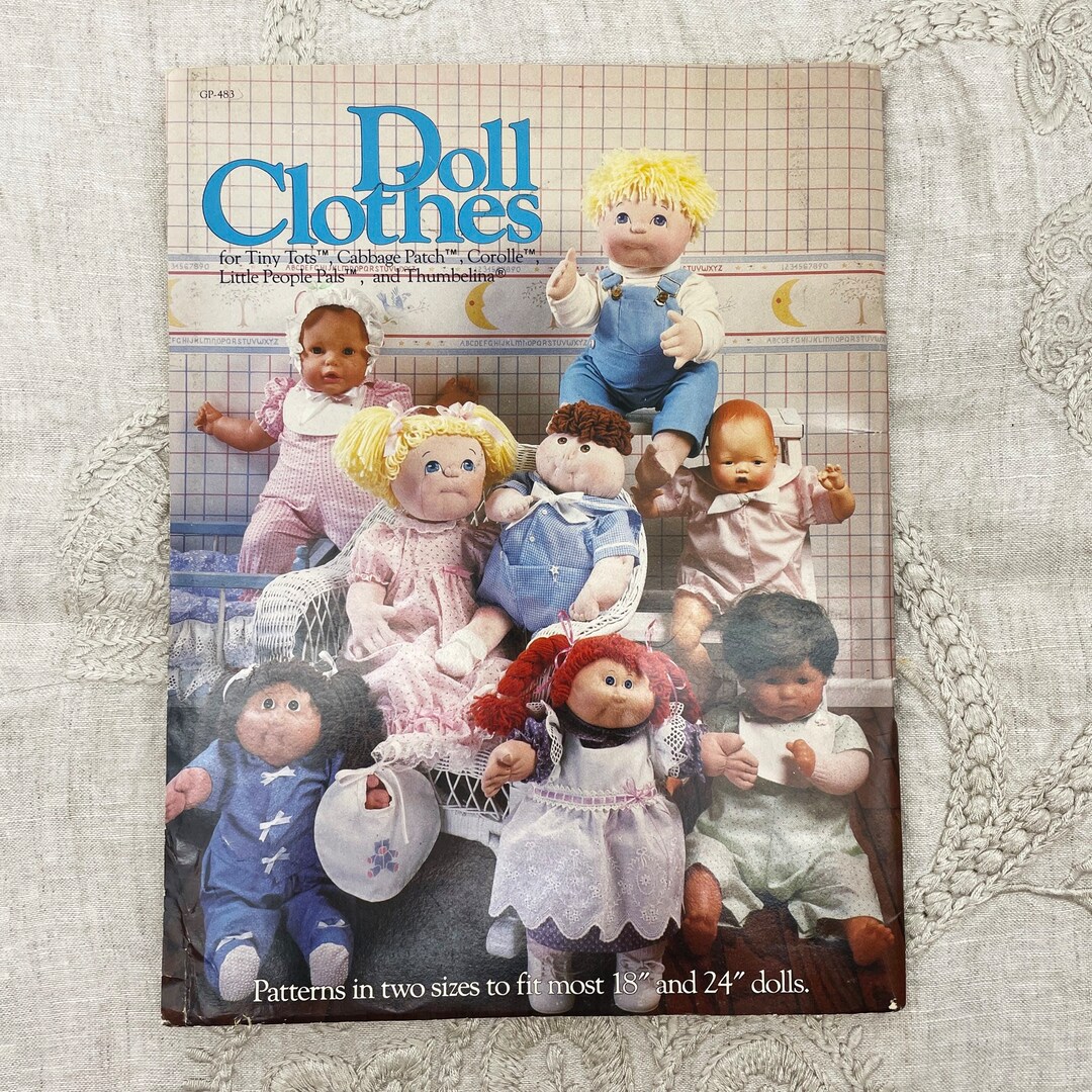 Doll Clothes Pattern Book Gick Publishing 18 24 Doll Patterns Tiny Tots