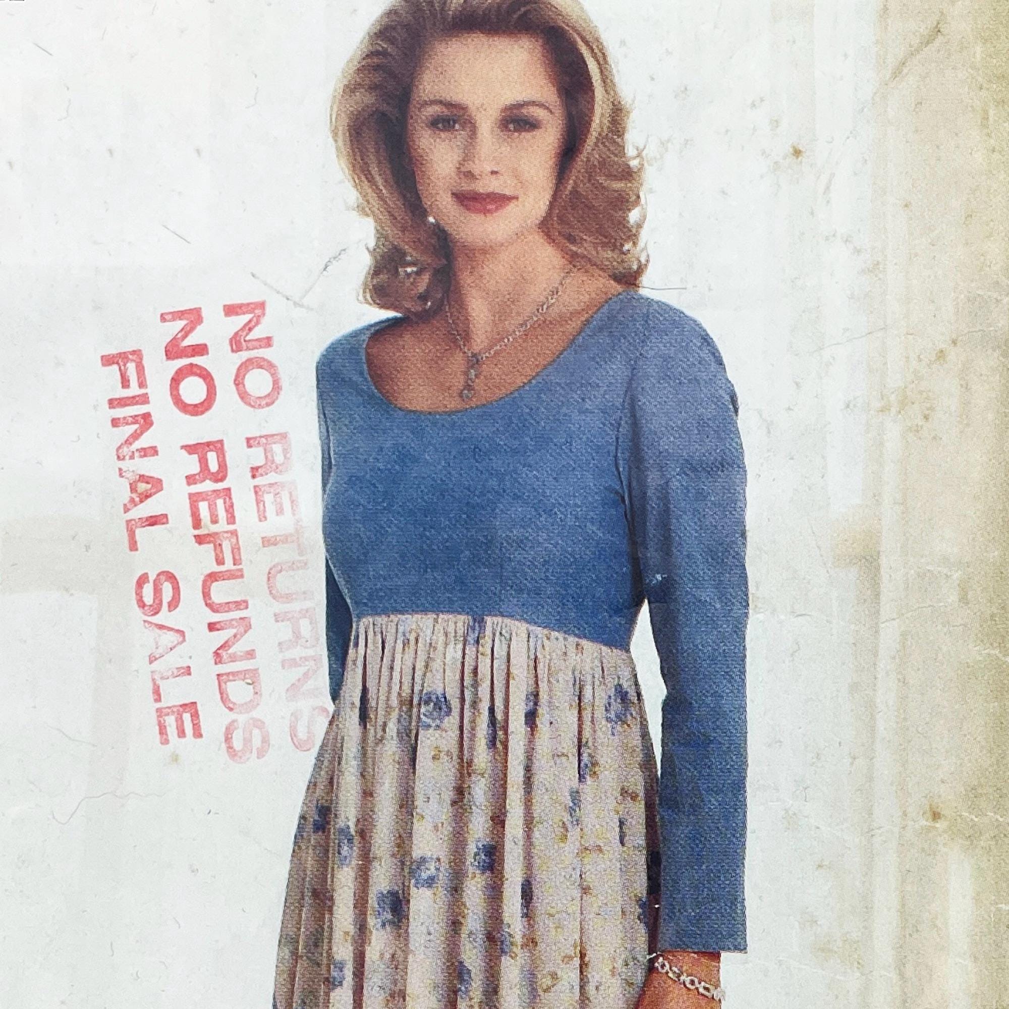 long sleeve grunge dress Vintage dress