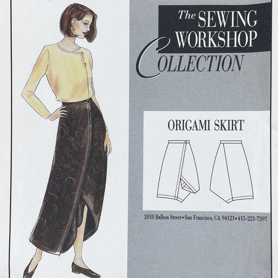 The Sewing Workshop Origami Skirt - Asymmetrical Skirt/pant