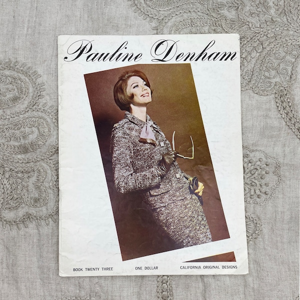 Pauline Denham Book 23 - 1960s California Original Designs Knitting Book