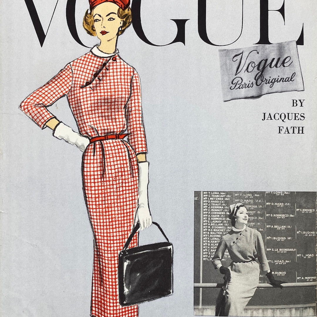 ヴォーグ1377 ジャック・ファット 1950年代 アシンメトリー スリム 