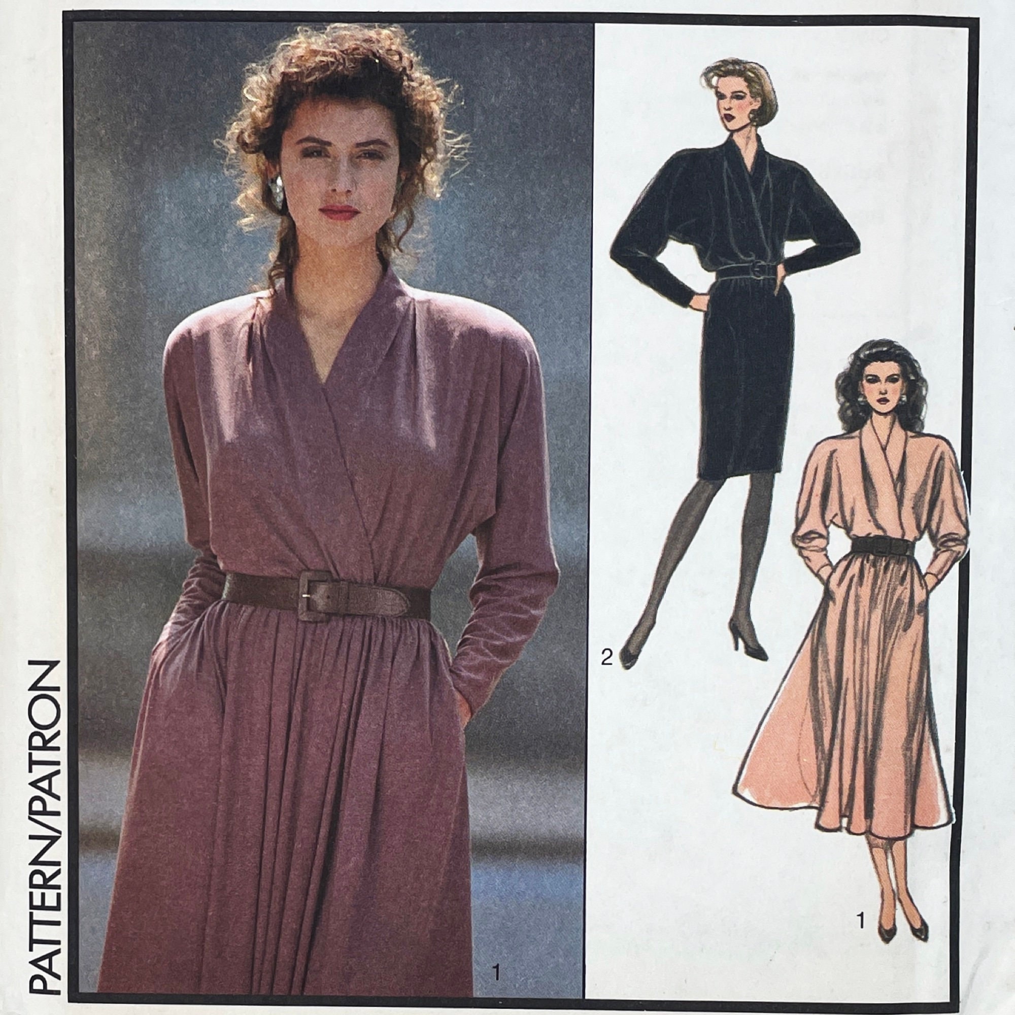 Style 1440 - Dolman Surplice Dress Pattern - Size 8 (31.5