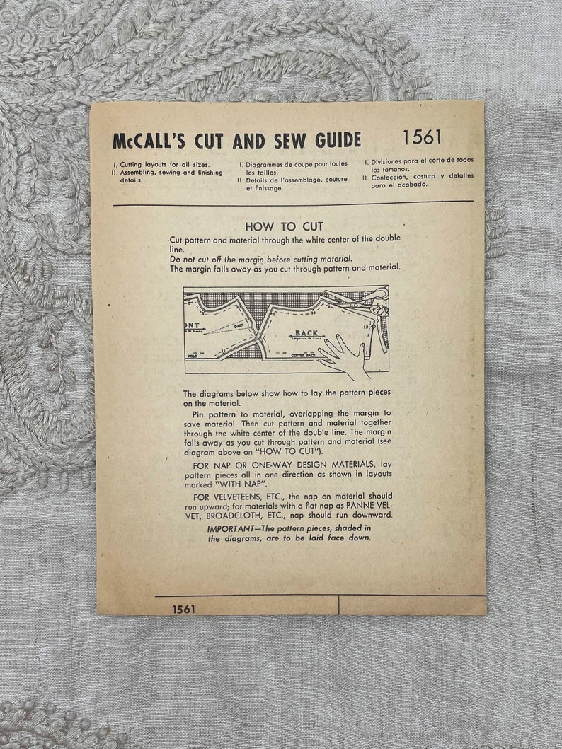 McCall 1561 Original 1950s Toni Doll Clothes Pattern with Cowgirl and Majorette Outfits Size 16 Doll Uncut FF image 4