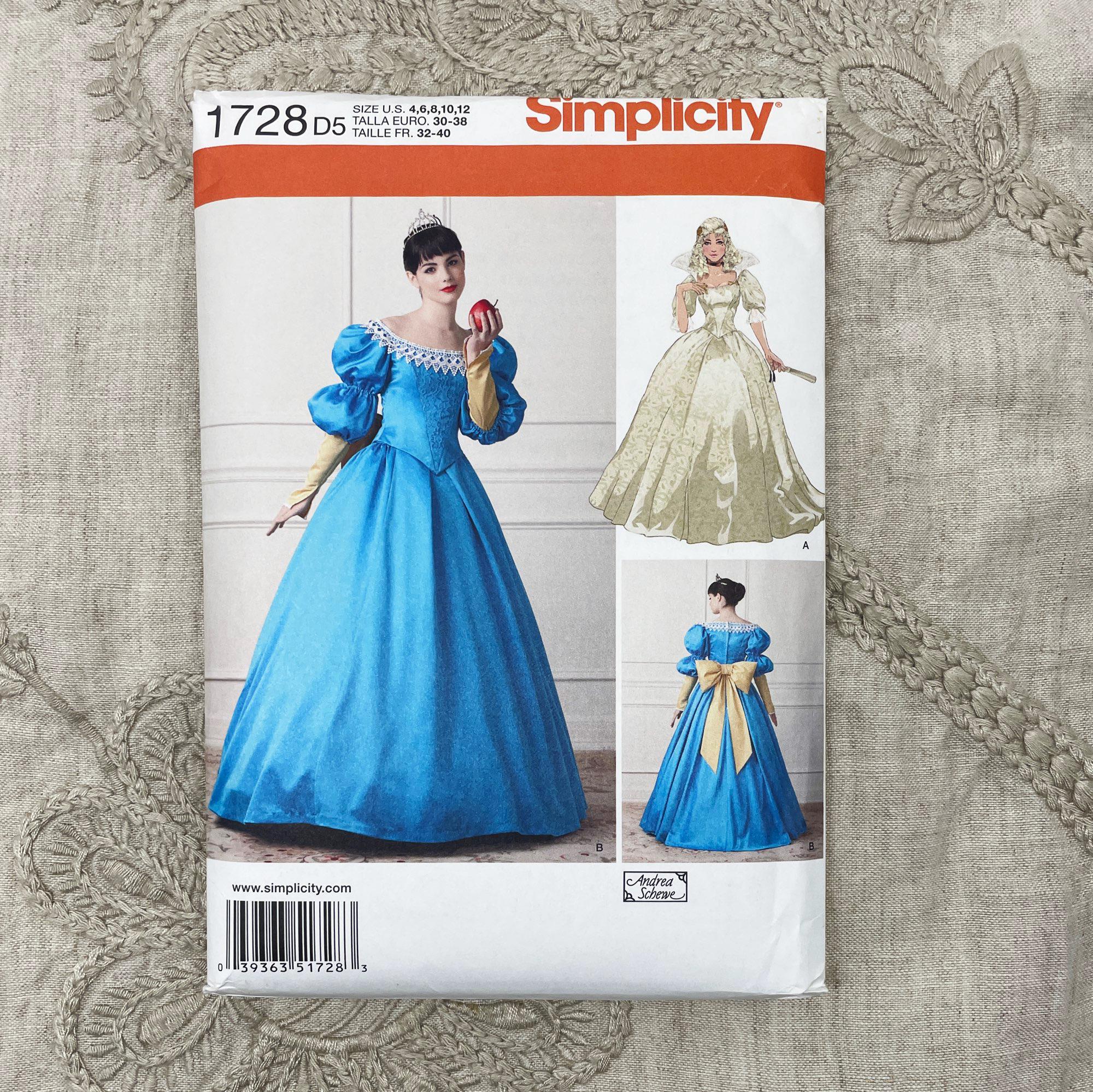 strapless open back dress Swan Princess Doll Clothes Sewing Pattern main image 0