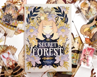 Libro d'arte della foresta segreta