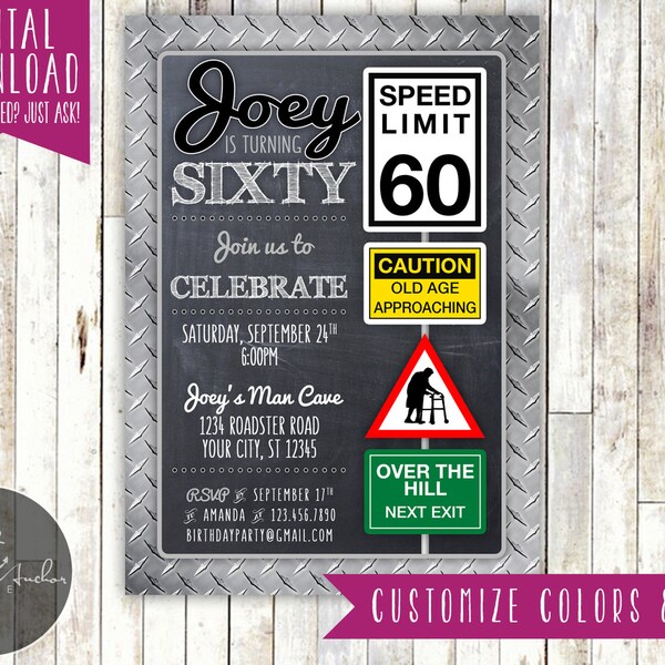 Over the Hill Party - Etsy