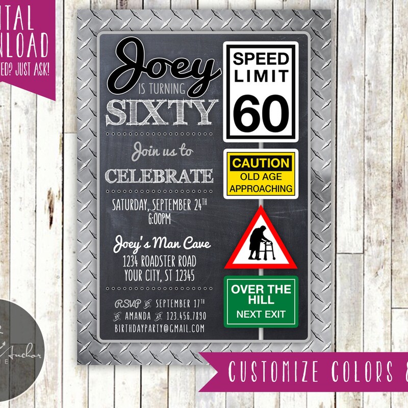 Over the Hill Party - Etsy