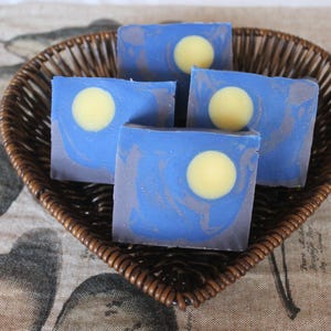 decorative natural tallow soap, night sky