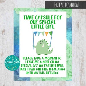 Time Capsule, First Birthday, Time Capsule, Monster Birthday, Monster Party, Little Monster, Little Monster Party, Boy 1st Birthday image 5
