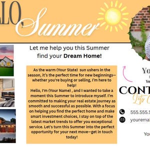 Summer Real Estate Mailer