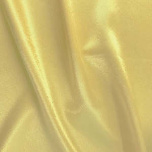 Crepe Back Satin Bridal Fabric Draper-Prom-Wedding-Soft 58&quot;-60&quot; Inches Sold by Yard. Light Yellow