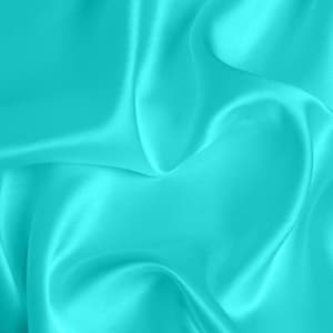 Crepe Back Satin Bridal Fabric Draper-Prom-Wedding-Soft 58&quot;-60&quot; Inches Sold by Yard. Aqua