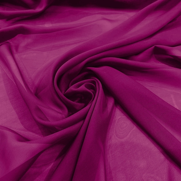 See Through Fabric Magenta - Etsy
