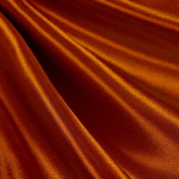 Buy Matte Satin (peau De Soie) Duchess Fabric Bridesmaid Dress 58"-60" Wide  Sold by the Yard. Rust Online in India - Etsy