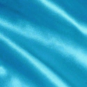 Crepe Back Satin Bridal Fabric Draper-Prom-Wedding-Soft 58&quot;-60&quot; Inches Sold by Yard. Turquoise