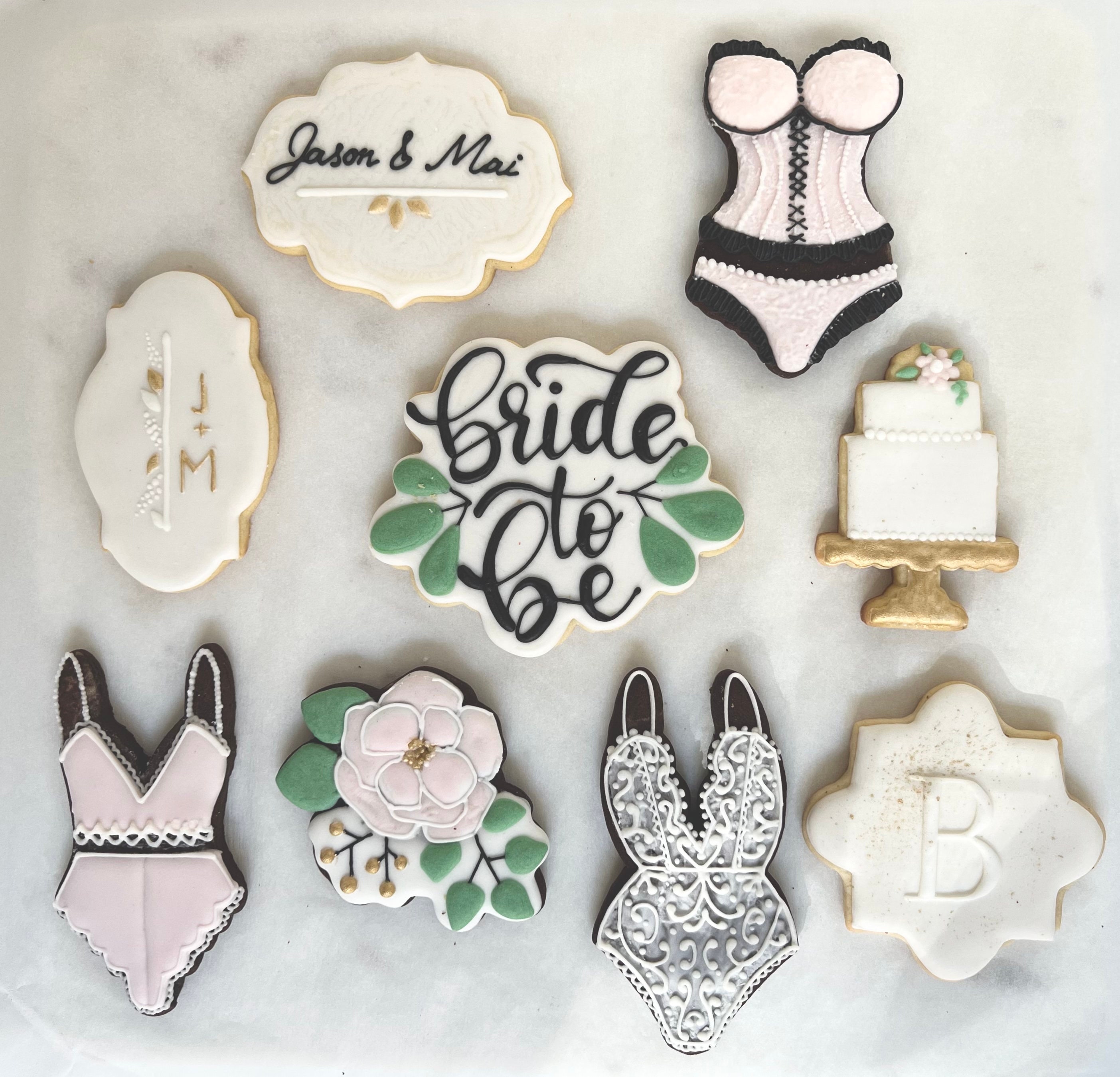 Bridal Shower Cookies Wedding Cookies Bride to Be Cookies - Etsy