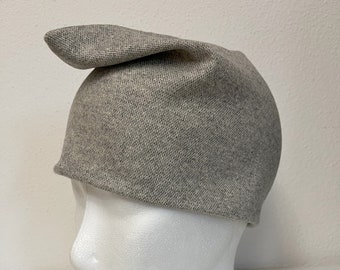 Early Middle Ages cap, gray, hat, Middle Ages, reenactment, LARP, fantasy, living history