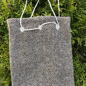 Bourse médiévale, pochette, sac d'aumône, reconstitution médiévale, GN, cousu main