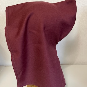 Flemish Gugel Women, Hood, Middle Ages, Reenactment, LARP, Fantasy, Living History