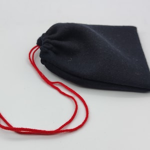 Bourse médiévale, pochette, sac d'aumône, reconstitution médiévale, GN, cousu main, sac en tissu