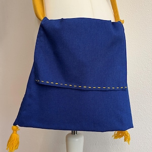 Medieval shoulder bag, pilgrim bag, bread bag, medieval reenactment, LARP
