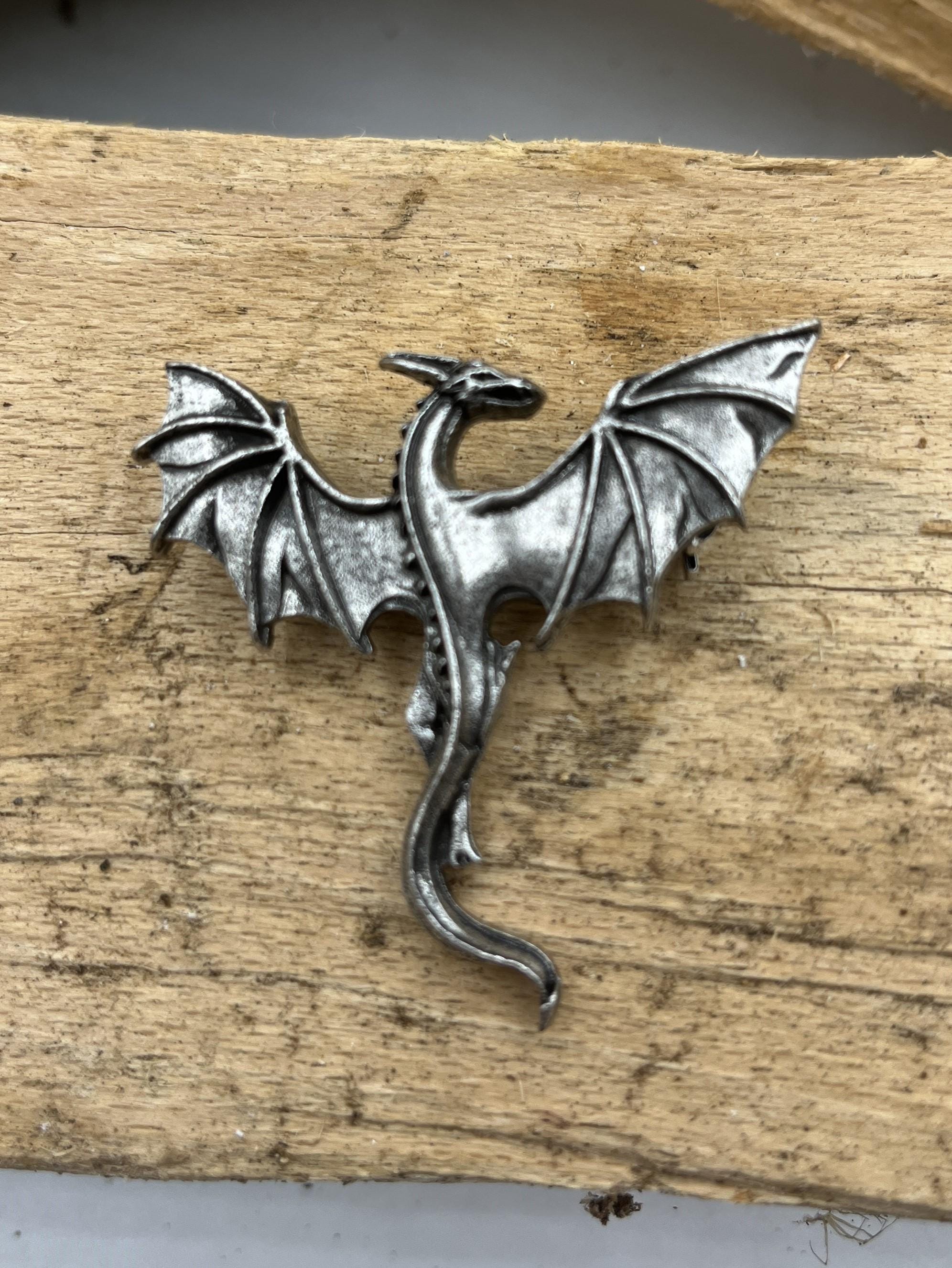 Spilla Da Donna Di Lusso Libellula Insetto Tono Argento - Foto 10