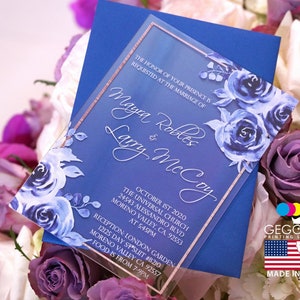Acrylic Wedding Invitation