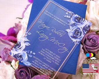 Acrylic Wedding Invitation