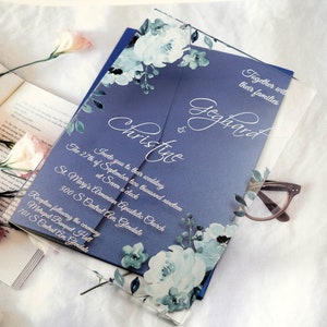 Acrylic Wedding Invitation