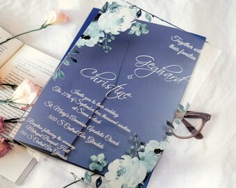 Acrylic Wedding Invitation