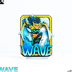 WAVE Marvel Snap – Carte 3D personnalisée | Shadowbox 3D Marvel Snap - Art 100 % fait main | Carte personnalisée pour cadeau/collection/fan Marvel