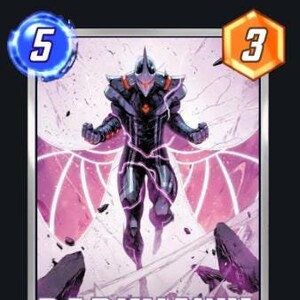 PRE-ORDER |  DARKHAWK Marvel Snap – 3D-kaart op maat | 3D Marvel Snap Shadowbox: 100% handgemaakte kunst