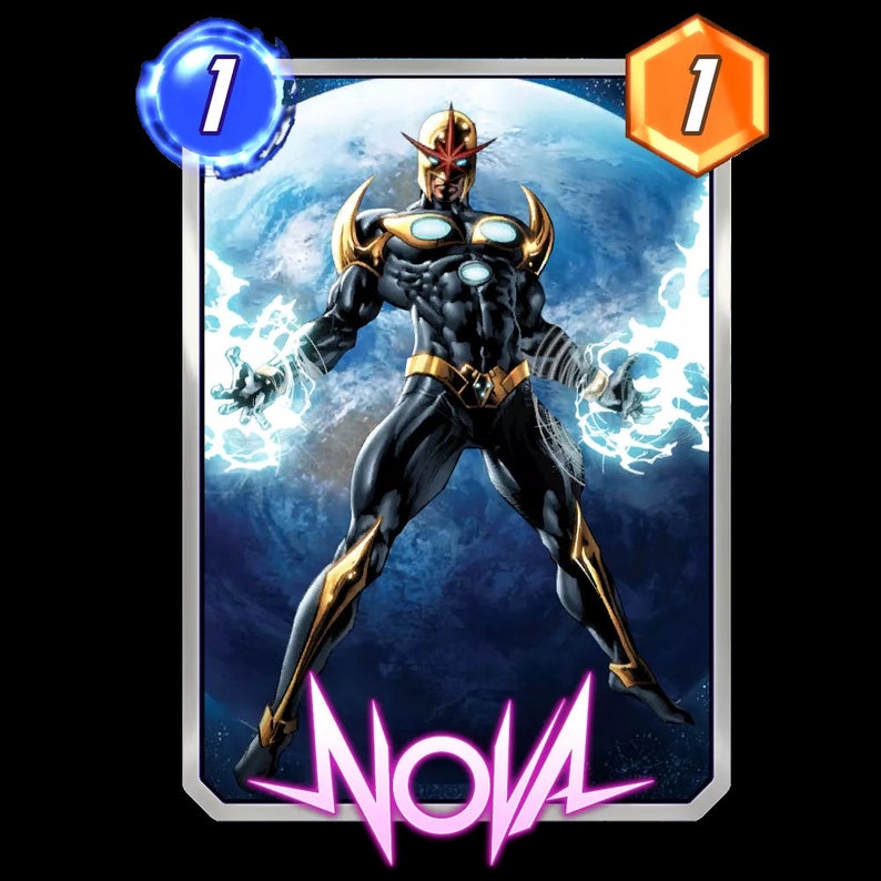 NOVA Marvel Snap 3D Card Custom 3D Marvel Snap Shadowbox Etsy
