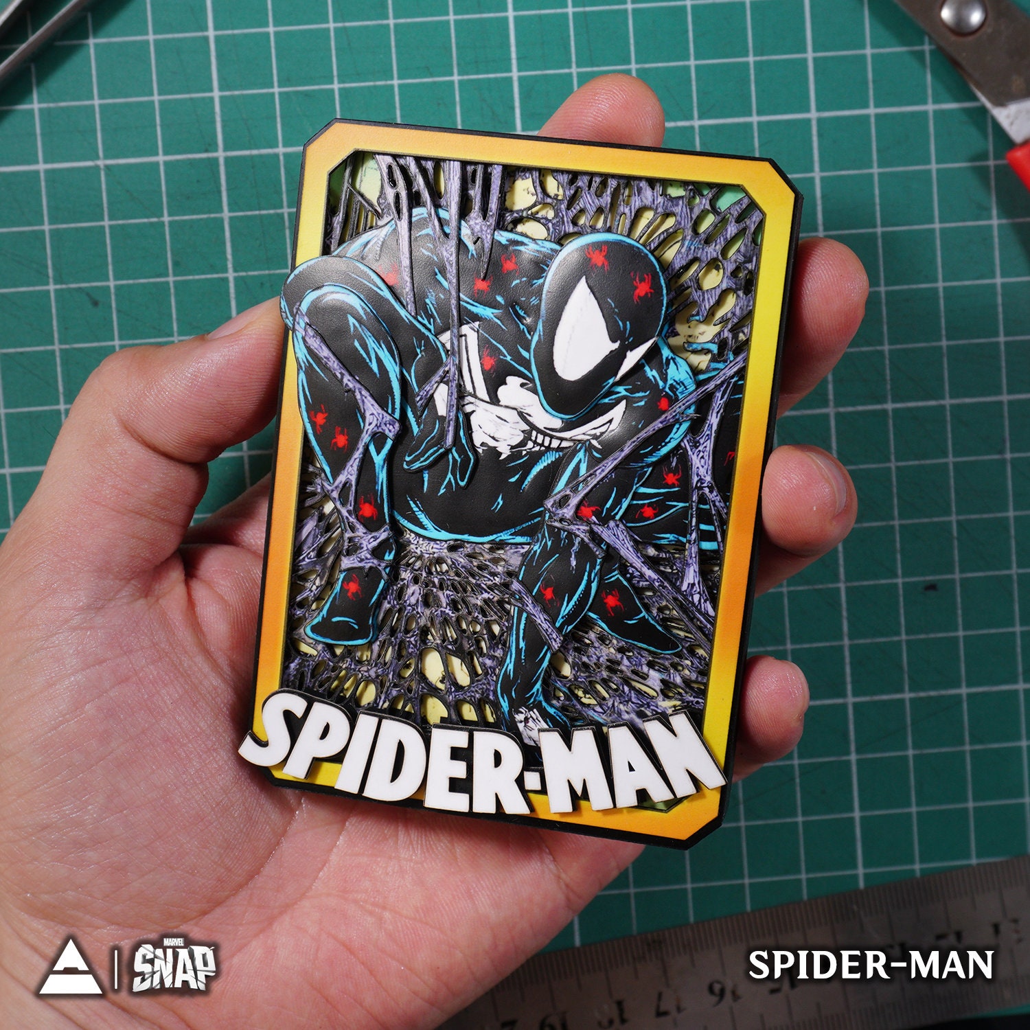 3D Card Marvel SNAP inspired (Fan-art Shadowbox)