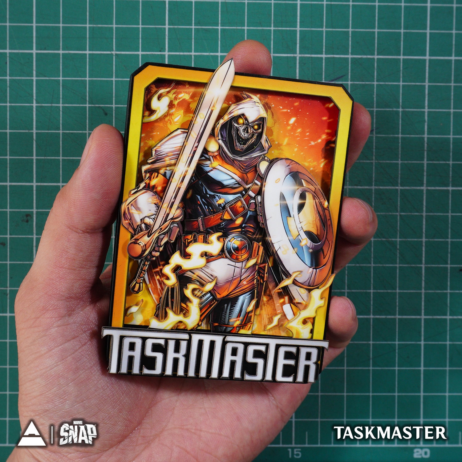 TASKMASTER Marvel Snap – 3D Card Custom | 3D Marvel Snap Shadowbox ...