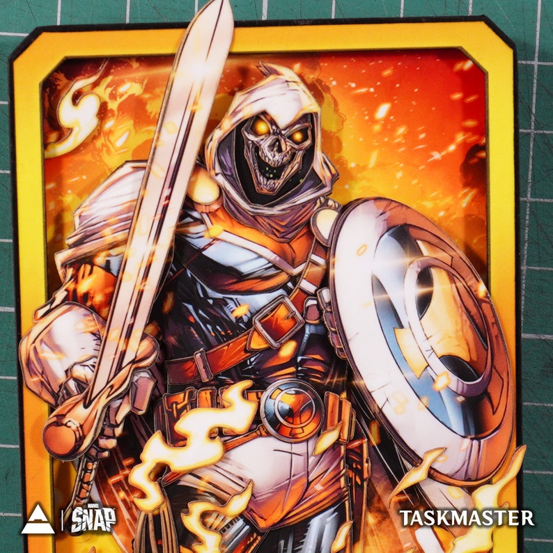 TASKMASTER Marvel Snap 3D Card Custom 3D Marvel Snap - Etsy