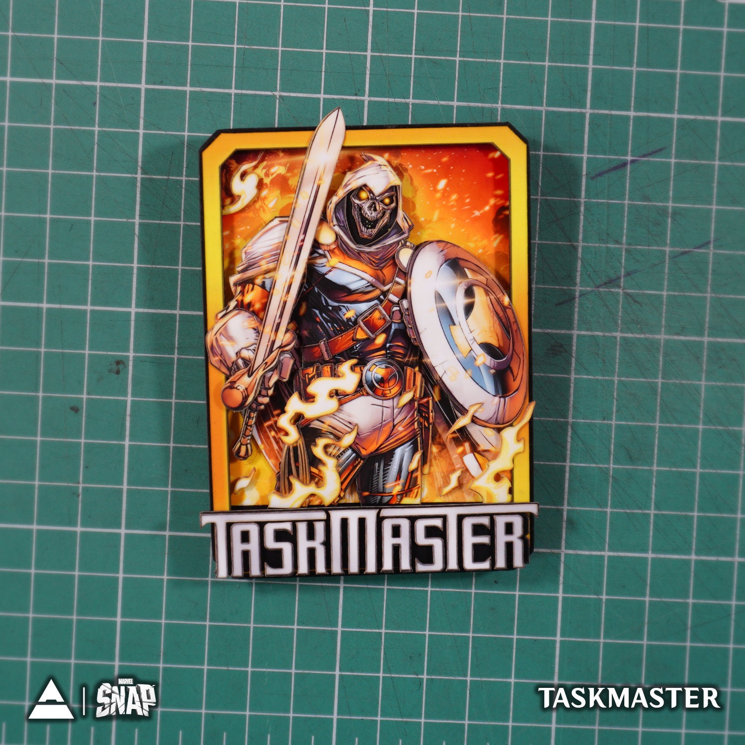 TASKMASTER Marvel Snap – 3D Card Custom | 3D Marvel Snap Shadowbox ...