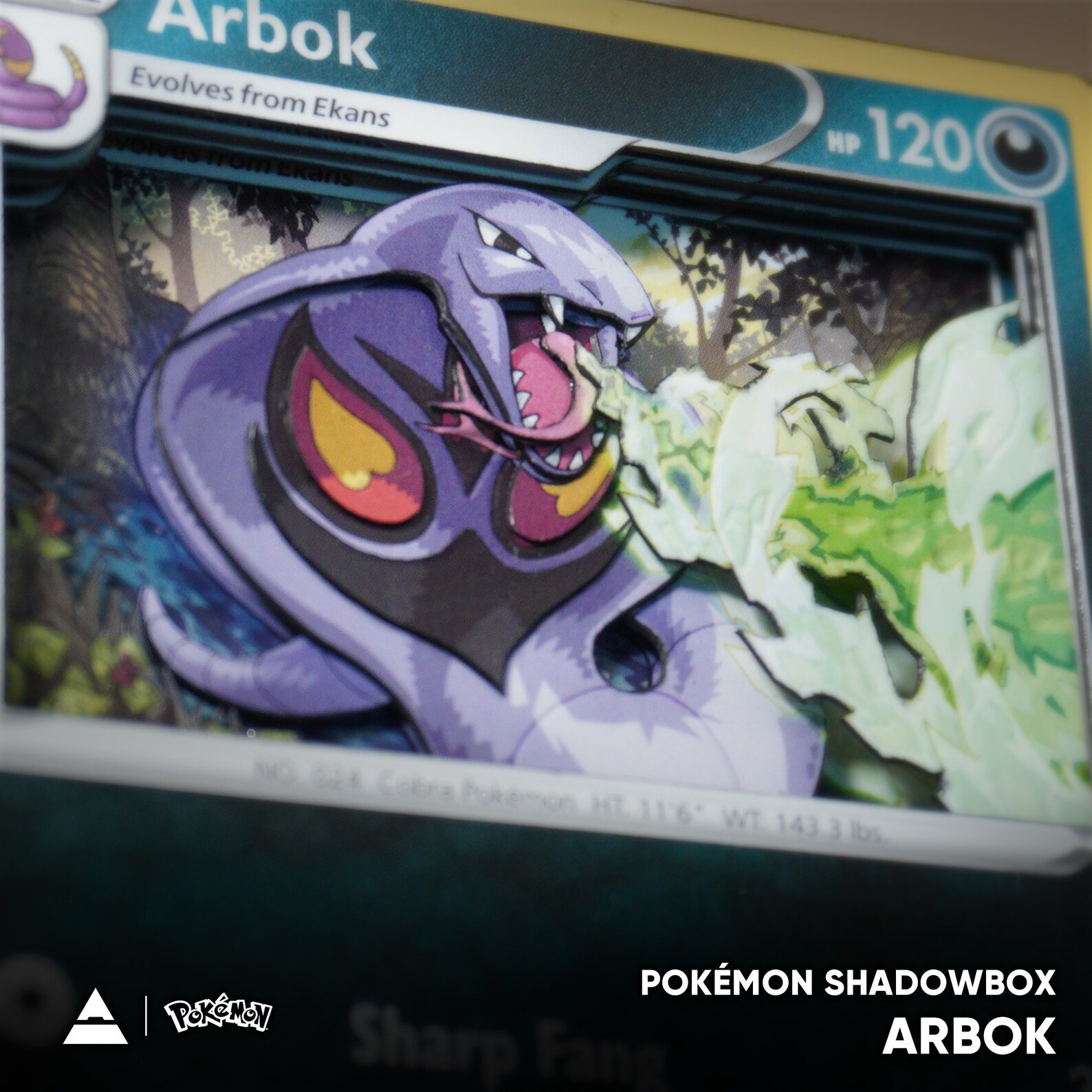 Arbok Pokemon TCG Handgefertigte 3D Karte custom Pokemon | Etsy Arbok Pokemon TCG Handgefertigte 3D Karte custom Pokemon | Etsy