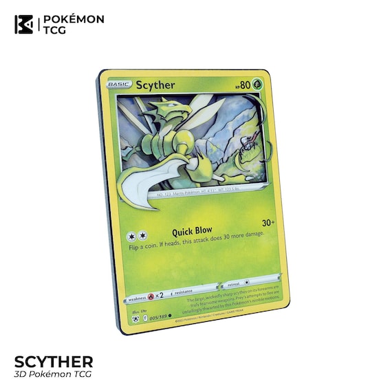 SCYTHER Pokemon TCG  3D Artwork Custom | Collector's Edition Shadowbox -  100% Crafted by Hand | Pokemon Fan Gift - Etsy