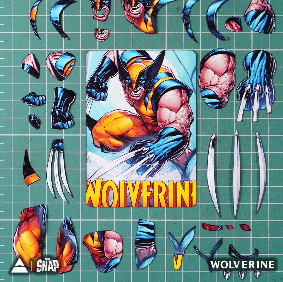 WOLVERINE Marvel Snap – 3D Card Custom | 3D Marvel Snap Shadowbox - 100%  Handmade Art | Personalized Card for Marvel Gift/Collection/Fan