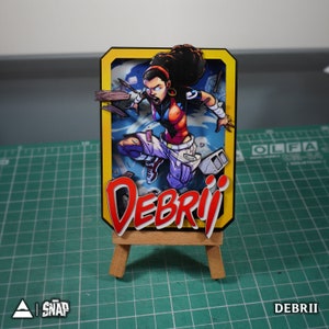 DEBRII Marvel Snap – 3D-kaart op maat | 3D Marvel Snap Shadowbox: 100% handgemaakte kunst | Gepersonaliseerde kaart voor Marvel cadeau/collectie/fan