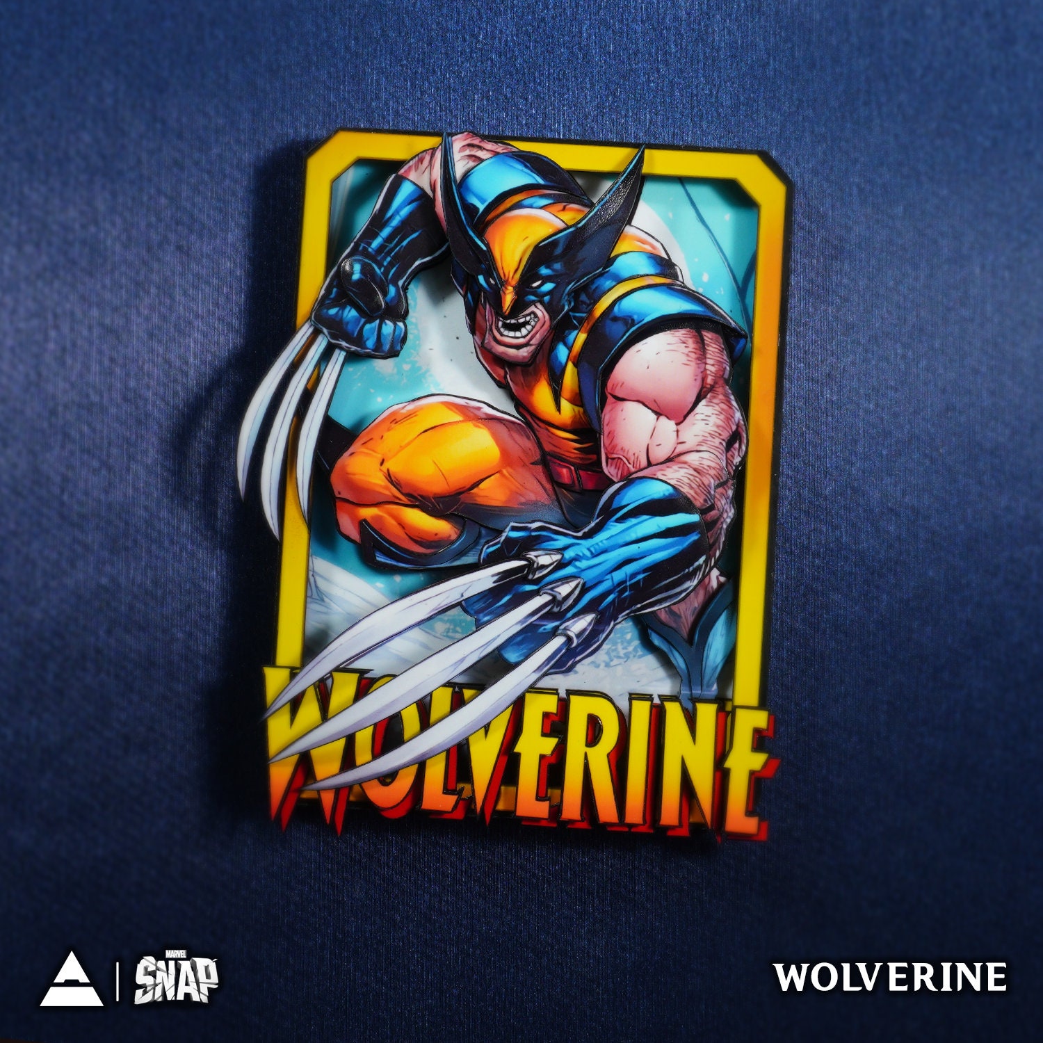 WOLVERINE Marvel Snap 3D Card Custom 3D Marvel Snap Shadowbox 100