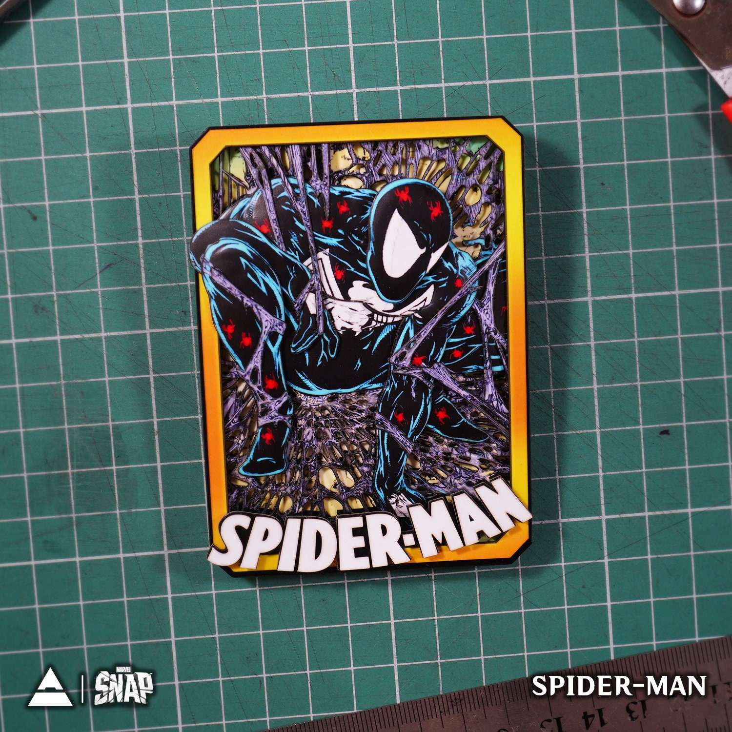 SPIDER MAN Marvel Snap – 3D Card Custom | 3D Marvel Snap Shadowbox