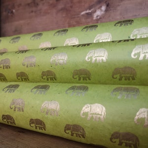 Papel Lokta - Hecho a mano - "Elefante" - SP220228