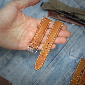 CHICECO Vachetta Leather Replacement Strap Set for
